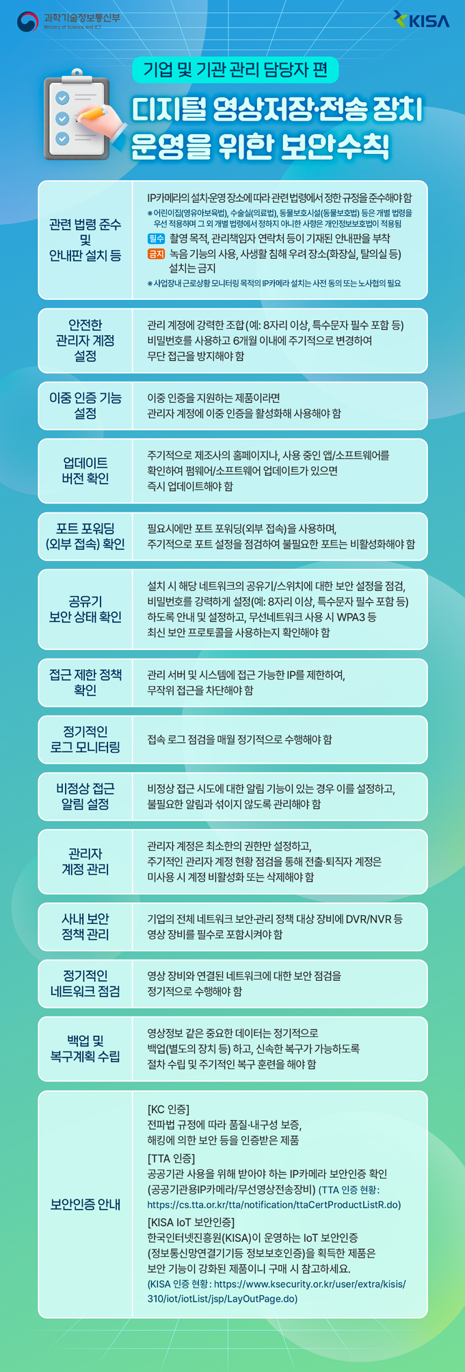 IP 카메라 보안 수칙 3
